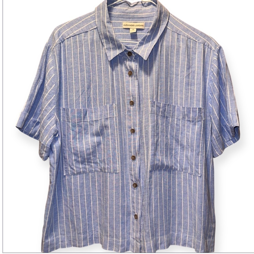 EUC Lola River Striped Blouse